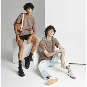 NEW NWT Unisex Sz XXL Brown Casual Wear Soft Cotton Tee Shirt ORIGINAL USE